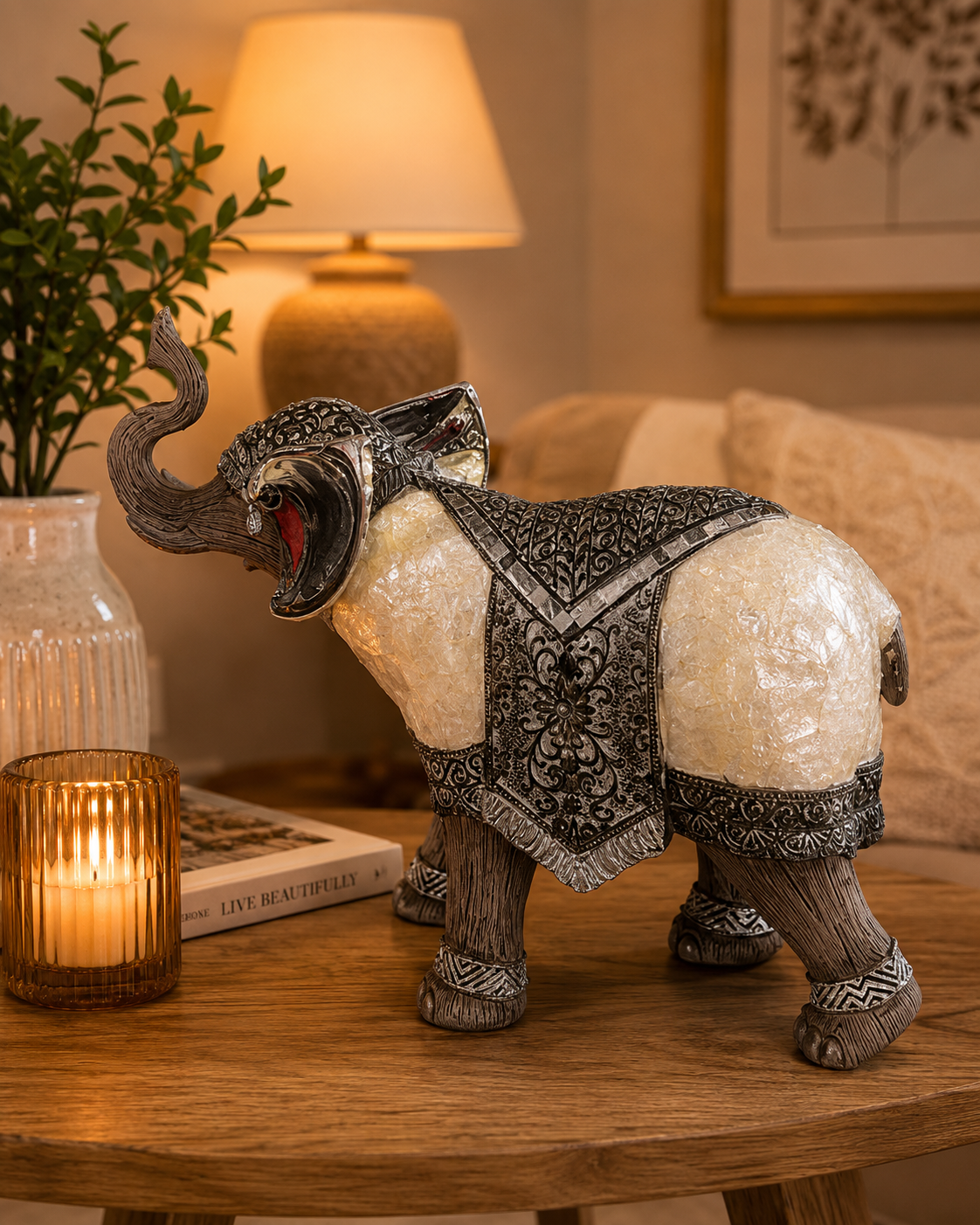 Elefante con nacar