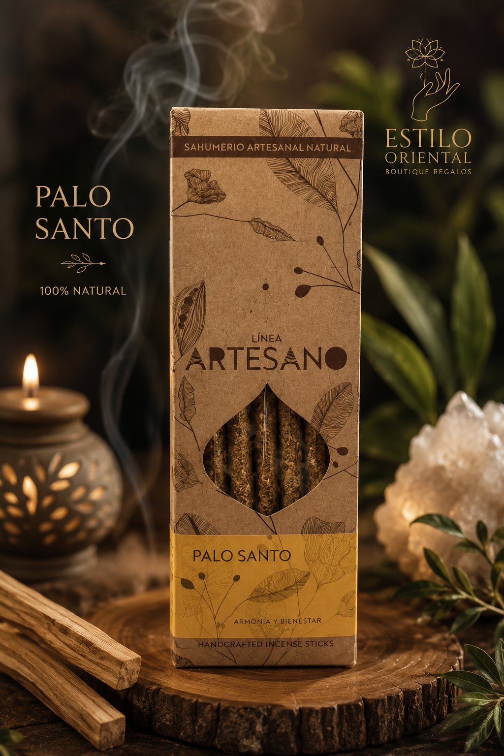 Incienso x 30 LINEA ARTESANO SAGRADA MADRE Palo Santo
