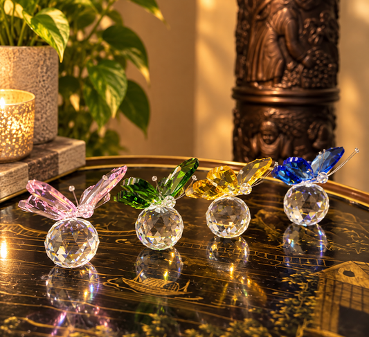 Set de mariposas cristal