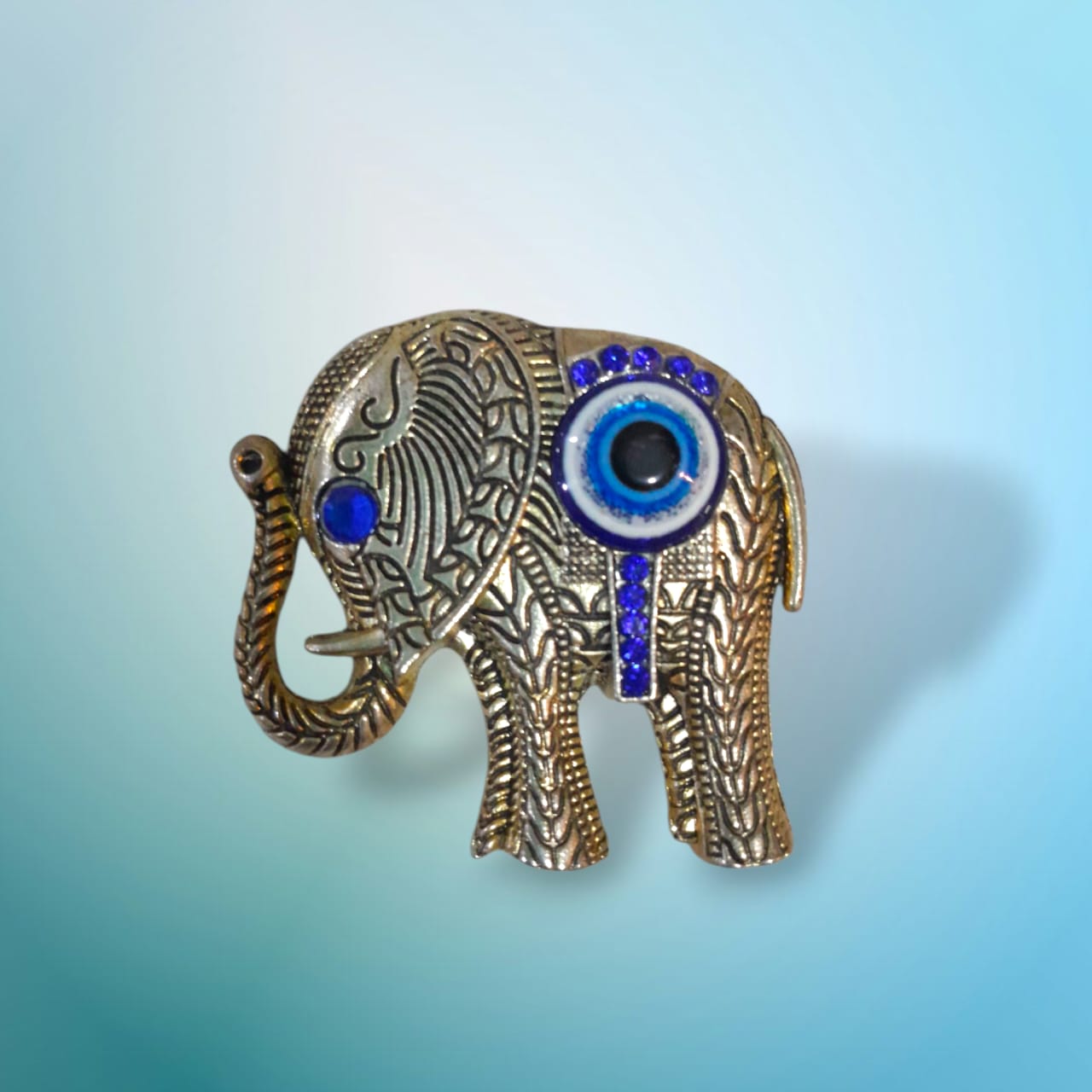 Imán de Elefante con Ojo Turco