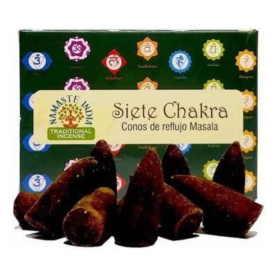 Siete Chakras cono de reflujo masala
