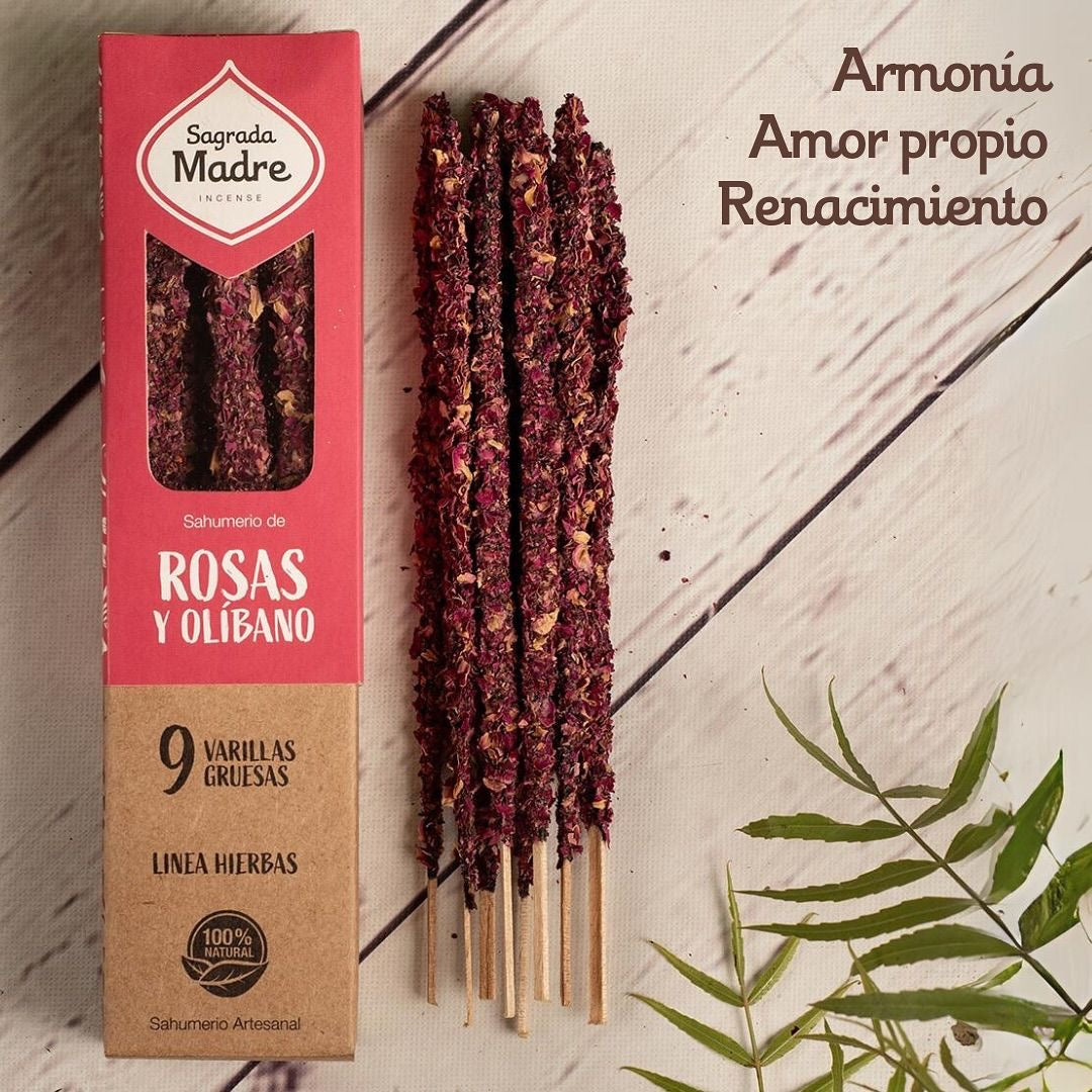 Incienso rosas y olibano 🌹🌿