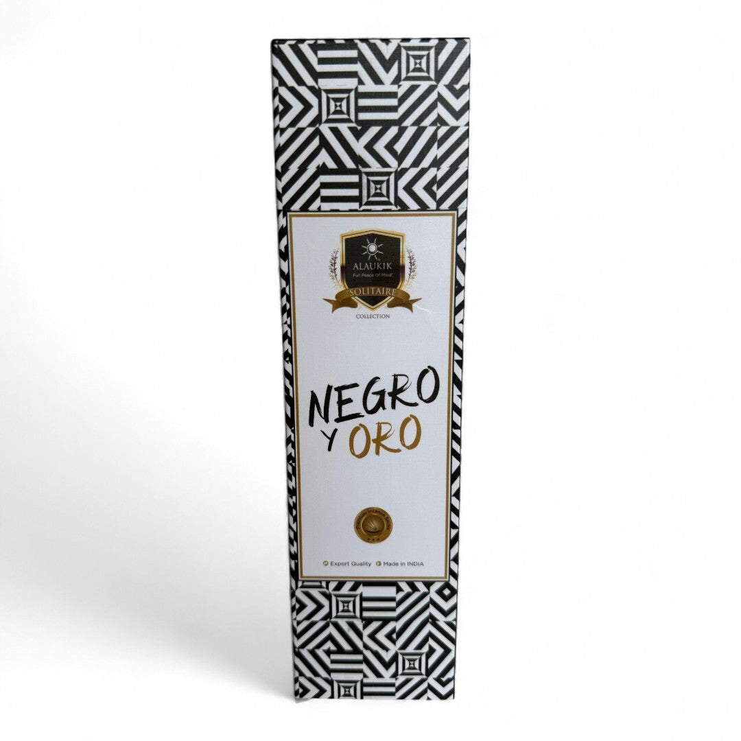 Incienso Alaukik Negro y Oro