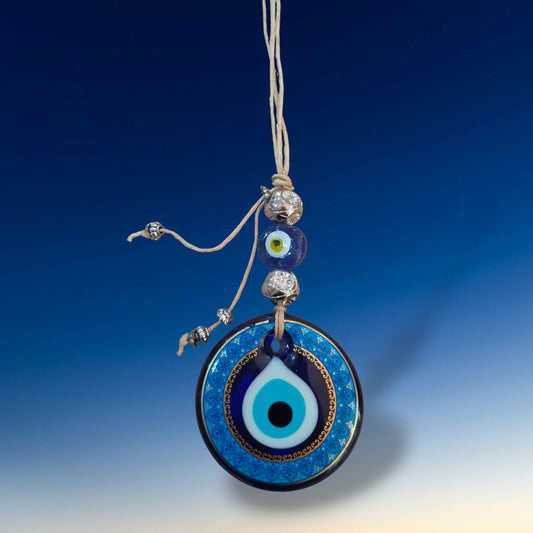 Decoración de Ojo Turco de Vidrio – Tamaño Mediano