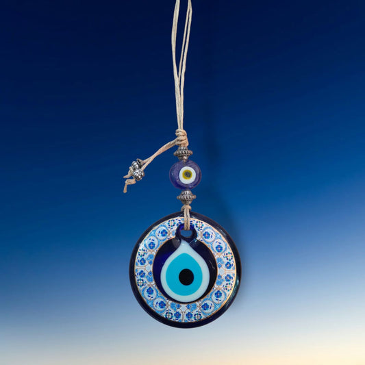 Decoración de Ojo Turco de Vidrio - Mediano
