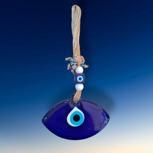 Decoración ojo turco de vidrio